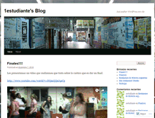 Tablet Screenshot of 1estudiante.wordpress.com