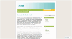 Desktop Screenshot of chn320.wordpress.com