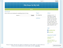 Tablet Screenshot of hisgraceinmylife.wordpress.com