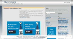 Desktop Screenshot of bluemeanies.wordpress.com