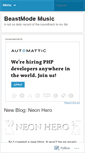 Mobile Screenshot of beastmodemusic.wordpress.com