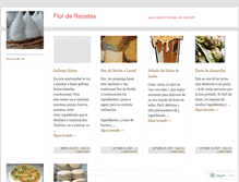 Tablet Screenshot of florderecetas.wordpress.com