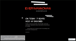 Desktop Screenshot of everymannoman.wordpress.com