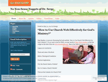 Tablet Screenshot of drsergz.wordpress.com