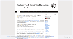 Desktop Screenshot of panduan.wordpress.com