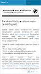 Mobile Screenshot of panduan.wordpress.com