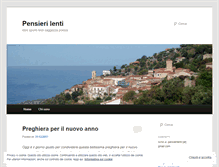 Tablet Screenshot of pensierilenti.wordpress.com