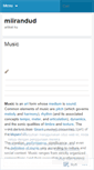 Mobile Screenshot of mirandud.wordpress.com