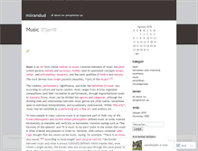 Tablet Screenshot of mirandud.wordpress.com