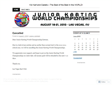 Tablet Screenshot of jrkarting.wordpress.com