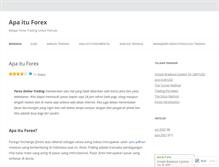 Tablet Screenshot of apaituforex.wordpress.com