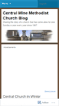 Mobile Screenshot of centralminechurch.wordpress.com