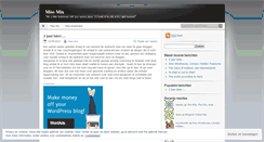 Desktop Screenshot of missmix.wordpress.com