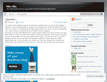 Tablet Screenshot of missmix.wordpress.com