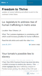 Mobile Screenshot of freedomtothrive.wordpress.com