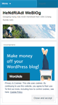 Mobile Screenshot of hendriadi.wordpress.com