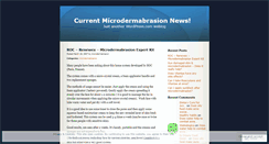 Desktop Screenshot of microdermabrasion.wordpress.com