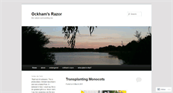 Desktop Screenshot of ockhamsrazor.wordpress.com