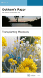 Mobile Screenshot of ockhamsrazor.wordpress.com