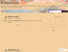 Tablet Screenshot of abhayspn.wordpress.com
