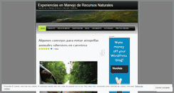 Desktop Screenshot of experienciasenmanejo.wordpress.com