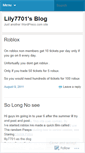 Mobile Screenshot of lily7701.wordpress.com