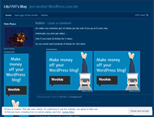Tablet Screenshot of lily7701.wordpress.com