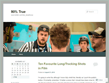 Tablet Screenshot of 90percenttrue.wordpress.com