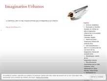 Tablet Screenshot of imaginariosurbanos.wordpress.com
