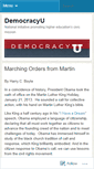 Mobile Screenshot of democracyu.wordpress.com
