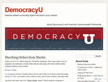 Tablet Screenshot of democracyu.wordpress.com