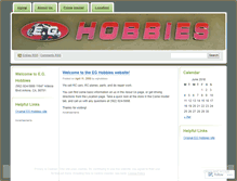 Tablet Screenshot of eghobbies.wordpress.com