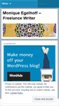 Mobile Screenshot of moniqueegelhoff.wordpress.com