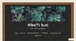 Desktop Screenshot of debhoy.wordpress.com