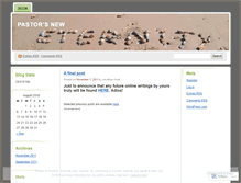 Tablet Screenshot of pastorsnew.wordpress.com