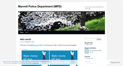 Desktop Screenshot of marvellpolice.wordpress.com