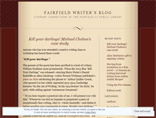 Tablet Screenshot of fairfieldwriter.wordpress.com