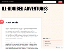 Tablet Screenshot of illadvisedadventures.wordpress.com