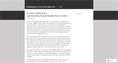 Desktop Screenshot of confessionsofafrontdeskgirl.wordpress.com
