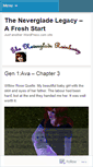 Mobile Screenshot of nevergladelegacy.wordpress.com