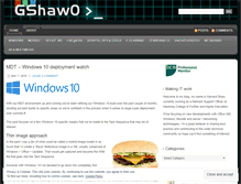 Tablet Screenshot of gshaw0.wordpress.com
