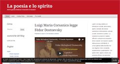 Desktop Screenshot of lapoesiaelospirito.wordpress.com