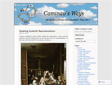 Tablet Screenshot of caminao.wordpress.com