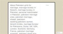 Desktop Screenshot of bureaumarriage.wordpress.com