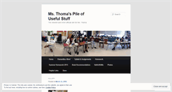 Desktop Screenshot of msthoma.wordpress.com