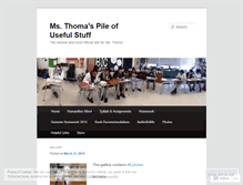 Tablet Screenshot of msthoma.wordpress.com