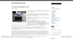 Desktop Screenshot of homemoviecorner.wordpress.com