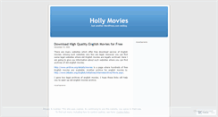 Desktop Screenshot of hollymovie.wordpress.com