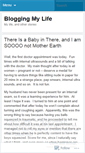 Mobile Screenshot of bloggingmizkayte.wordpress.com