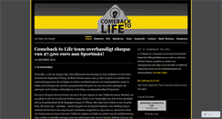 Desktop Screenshot of comeback2life.wordpress.com